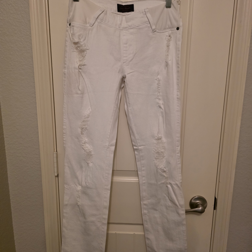 James Jeans Off-White Denim Pants